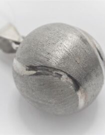 925 Sterling silver harmony ball with basket ball pattern Approx size 18mm diam