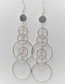 925 Sterling silver earrings  Approx size 77mm long