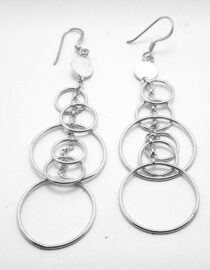 925 Sterling silver earrings  Approx size 77mm long