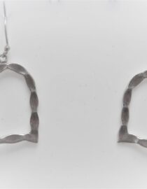 925 Sterling silver heart earrings set with cubic zirconia Approx size  41mm long