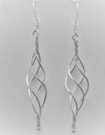 925 Sterling silver earrings Approx size  60mm long