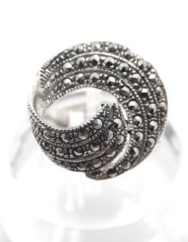 925 Sterling silver set with Marcasite DIAM 18.3MM