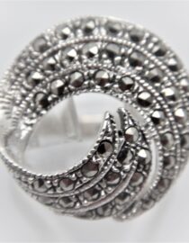 925 Sterling silver set with Marcasite DIAM 18.3MM