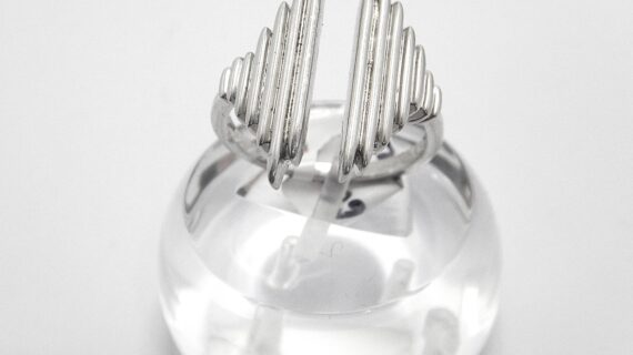 Rhodium plated 925 sterling silver ring