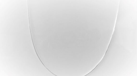 925 Sterling silver chain 45CM long x .65mm thick